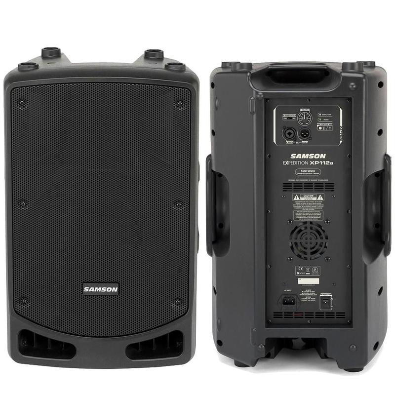 Caixa de Som Ativa Samson Xp-112a 500W 110V - Caixas de Som